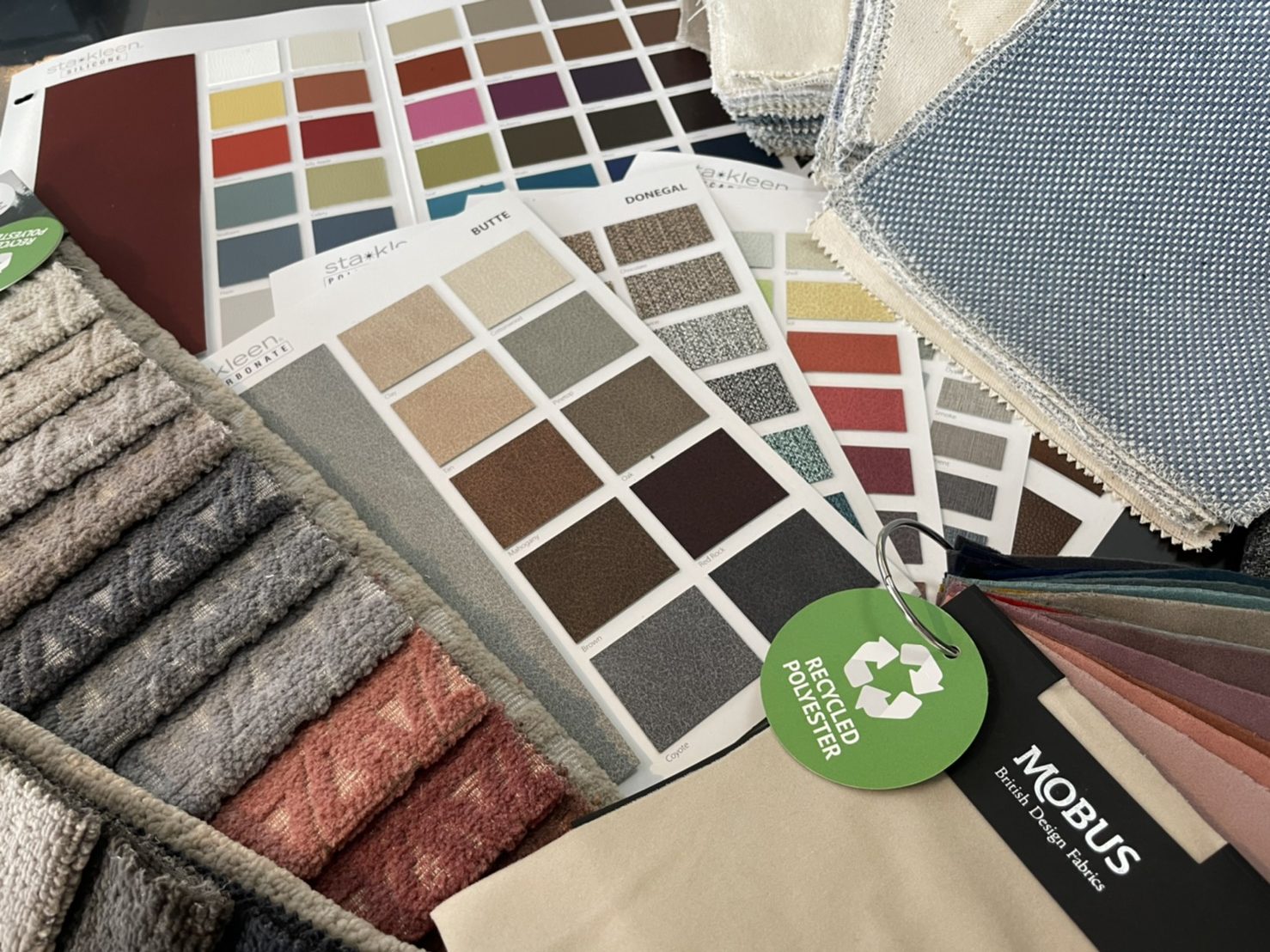 リサイクル素材の生地サンプル＿Prossimo